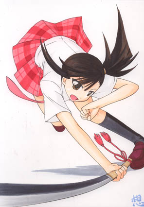 sakurazaki setsuna (mahou sensei negima!) drawn by mikagami_sou