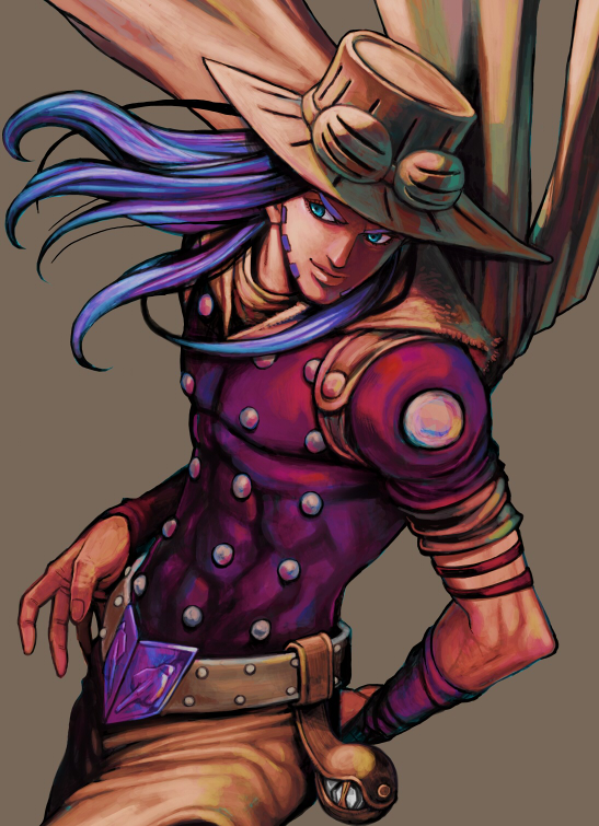 gyro zeppeli (jojo no kimyou na bouken and 1 more) drawn by mahito_(tranjistor)