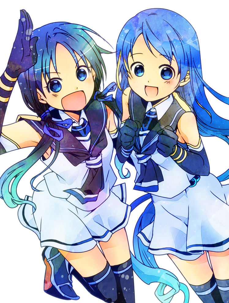 samidare and suzukaze (kantai collection) drawn by rakuji_tarahi
