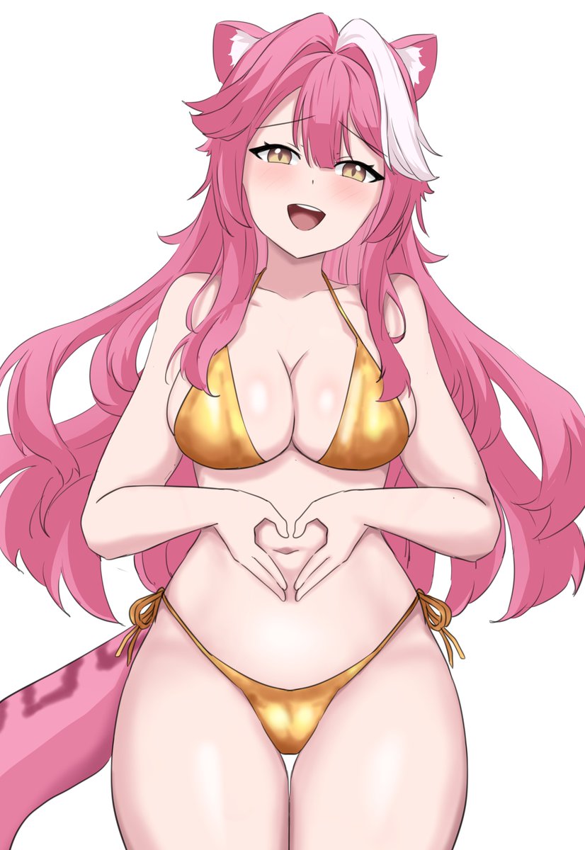 raora panthera (hololive and 1 more) drawn by bijouvirus