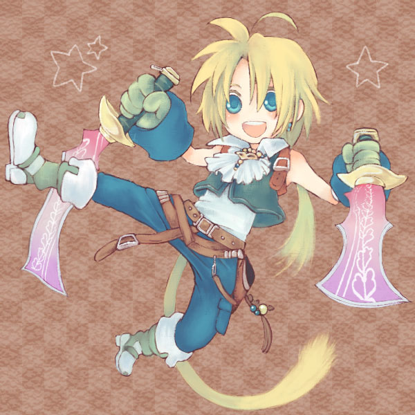 zidane tribal (final fantasy and 2 more) drawn by suzushiro_haru
