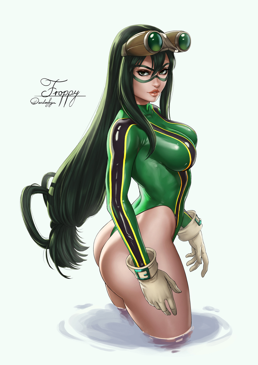 asui tsuyu (boku no hero academia) drawn by dandon_fuga