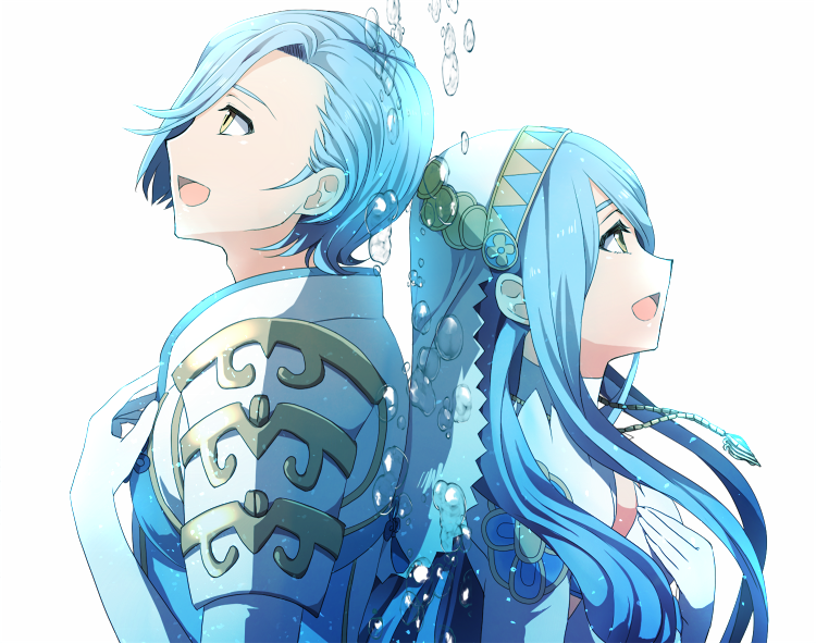 azura and shigure (fire emblem and 1 more) drawn by cimeri