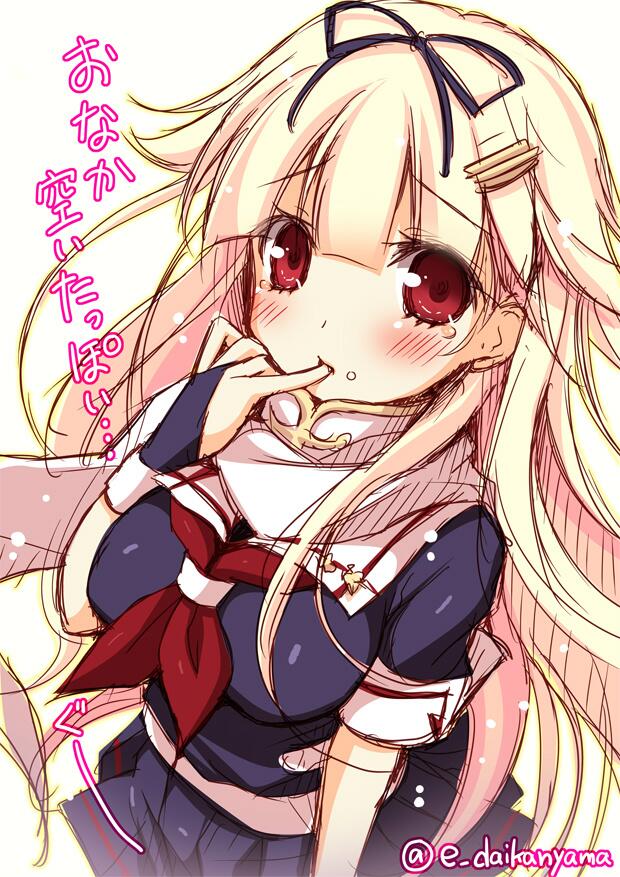 yuudachi and yuudachi kai ni (kantai collection) drawn by daikan'yama_ebisu