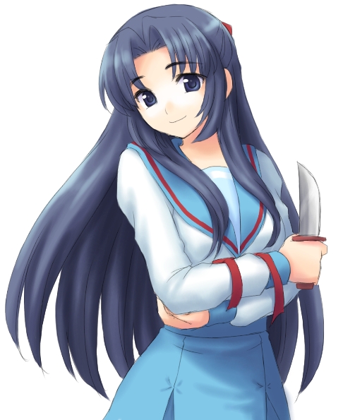 asakura ryoko (suzumiya haruhi no yuuutsu) drawn by atsukan