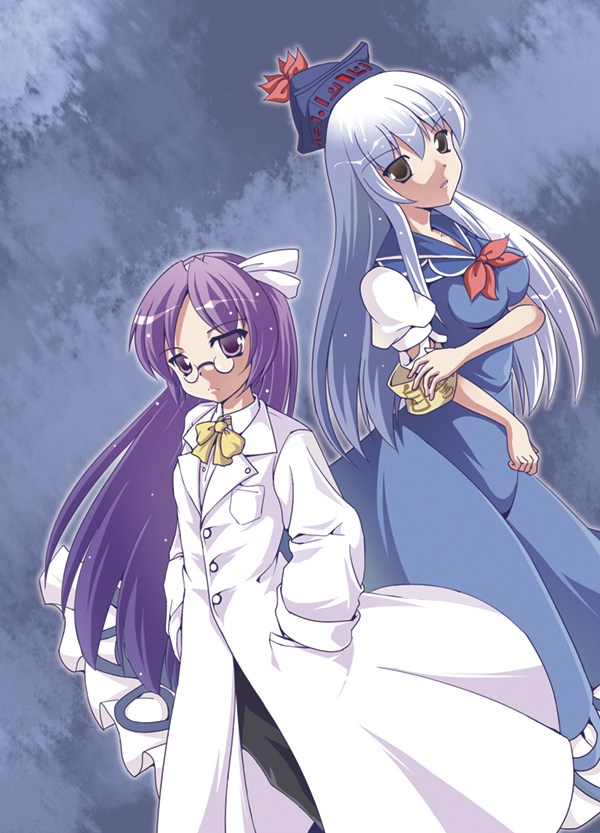 kamishirasawa keine and asakura rikako (touhou) drawn by a_kirima