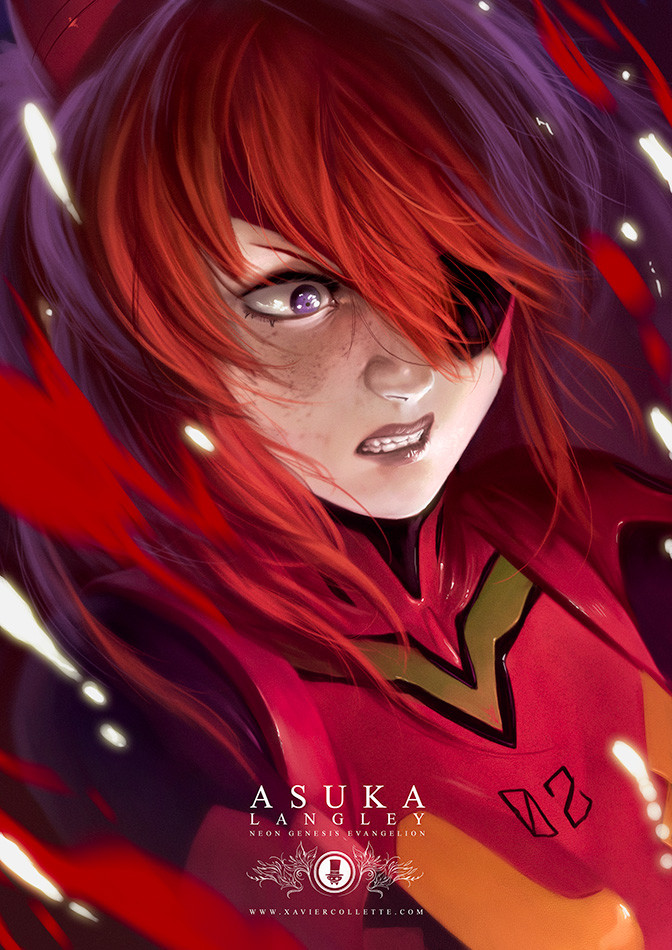 souryuu asuka langley (neon genesis evangelion and 2 more) drawn by coliandre