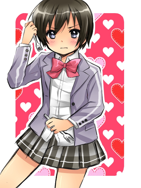 yasaka mahiro (haiyore! nyaruko-san) drawn by harugamitsu