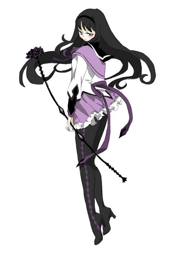 akemi homura (mahou shoujo madoka magica) drawn by desutoro
