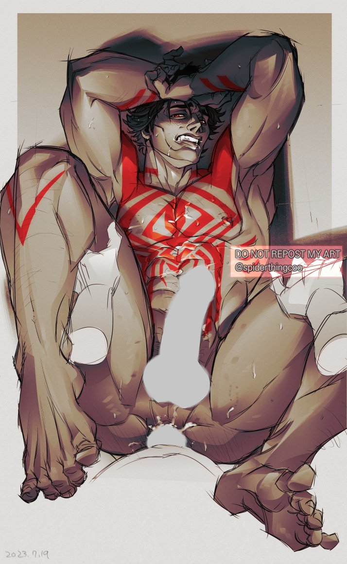 miguel o'hara (marvel and 3 more) drawn by spiderthingcoo