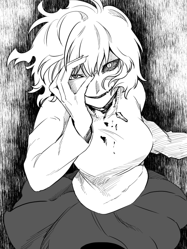 arcueid brunestud and red arcueid (tsukihime) drawn by metarogu