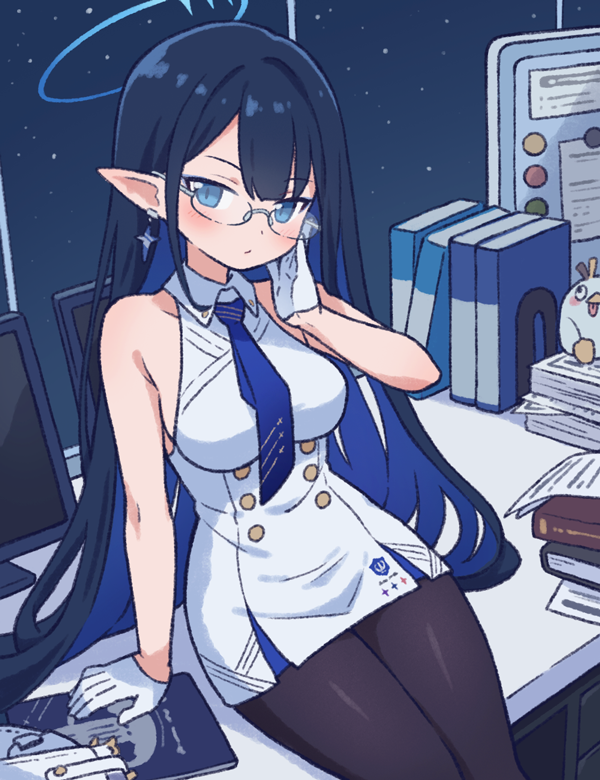 peroro and rin (blue archive) drawn by onyhakase