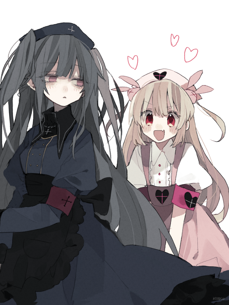 natori sana and minai karte (indie virtual youtuber and 1 more) drawn by kere_(kere9r)