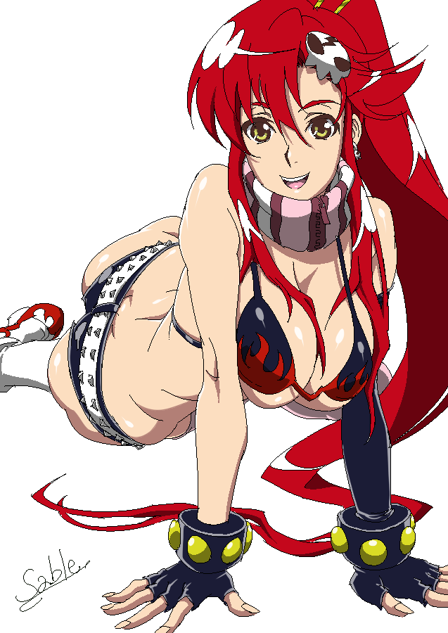 yoko littner (tengen toppa gurren lagann) drawn by suna_(sandworks)