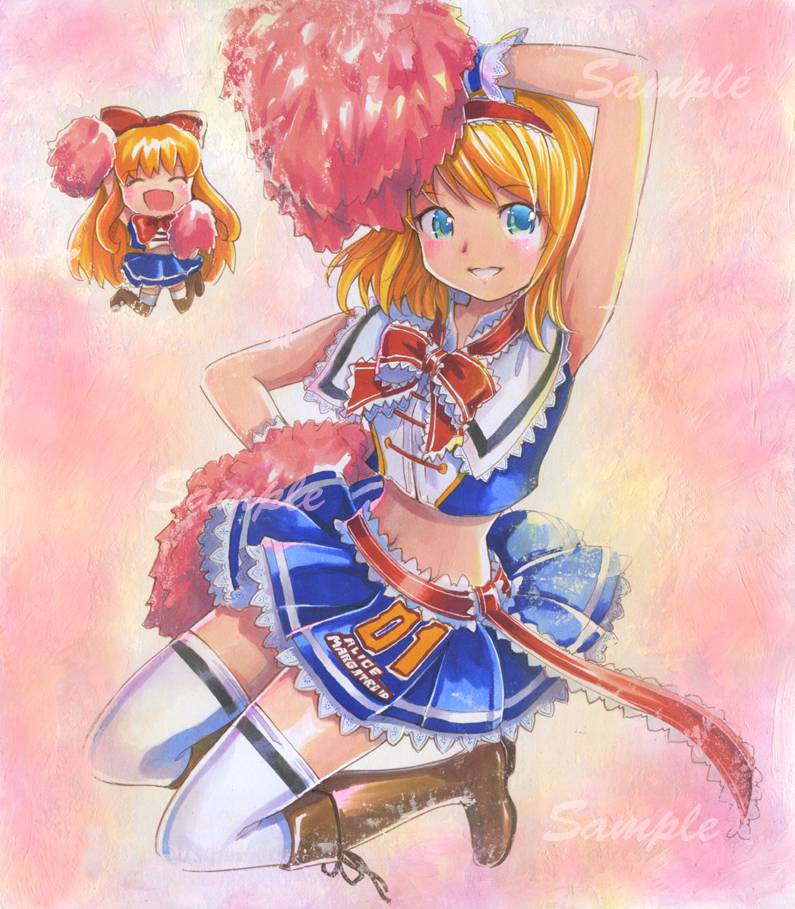 alice margatroid and shanghai doll (touhou) drawn by mayo_riyo