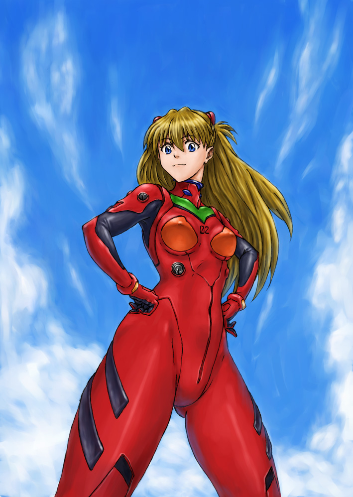 souryuu asuka langley (neon genesis evangelion) drawn by h6s_hiro