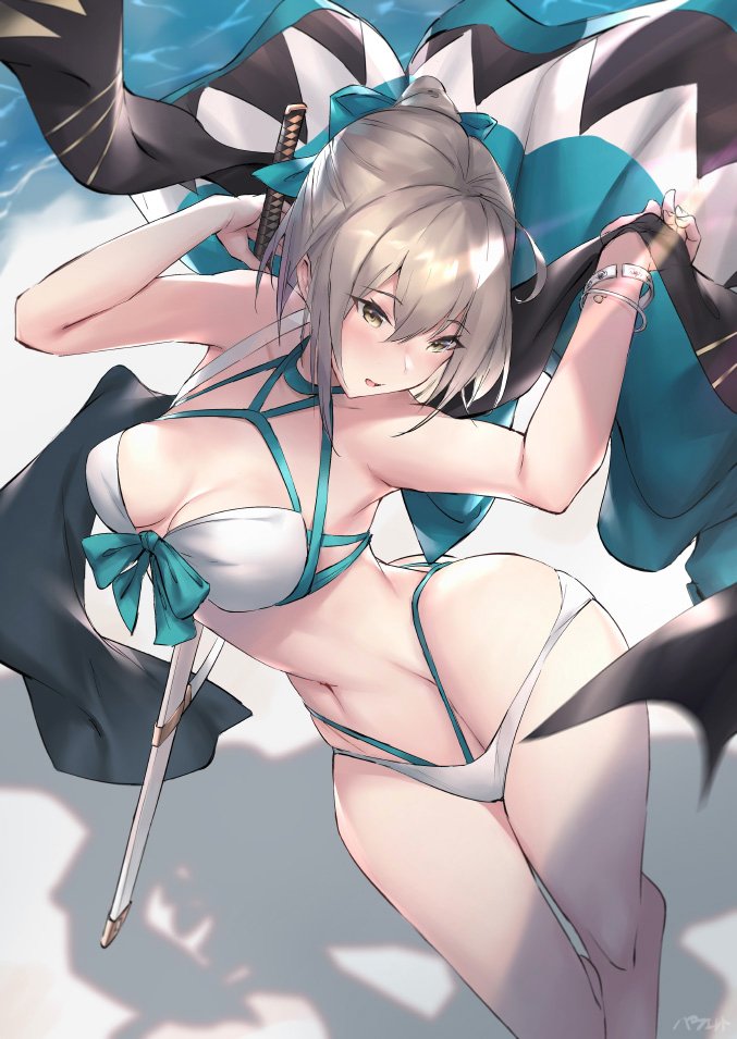 okita souji and okita j. souji (fate and 1 more) drawn by parfaitlate