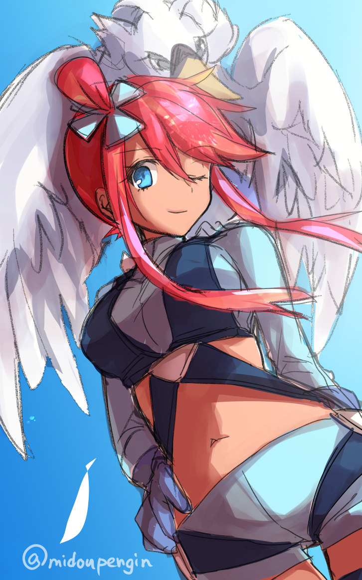 skyla and swanna (pokemon and 1 more) drawn by mintes