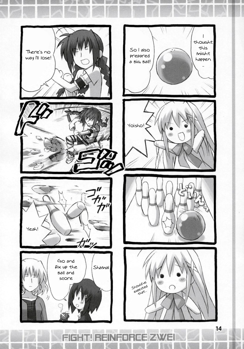 yagami hayate, vita, reinforce zwei, shamal, and graf eisen (lyrical nanoha and 1 more) drawn by eretto