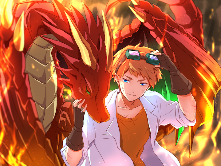 charlie weasley (wizarding world and 1 more) drawn by kapirusu