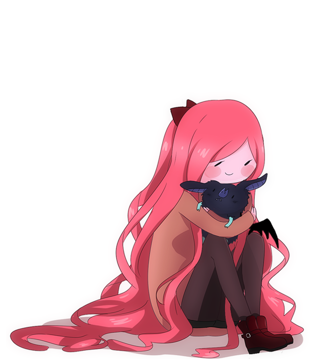 marceline abadeer and princess bonnibel bubblegum (adventure time) drawn by 16121_(deviantart)