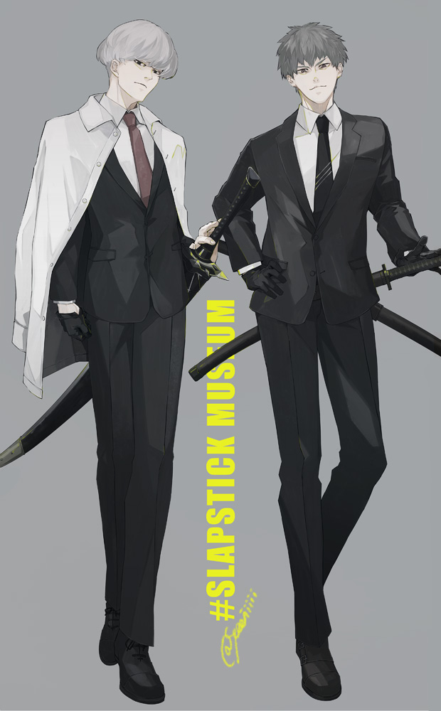 saitou hajime and watanabe no tsuna (fate and 1 more) drawn by sei_8220