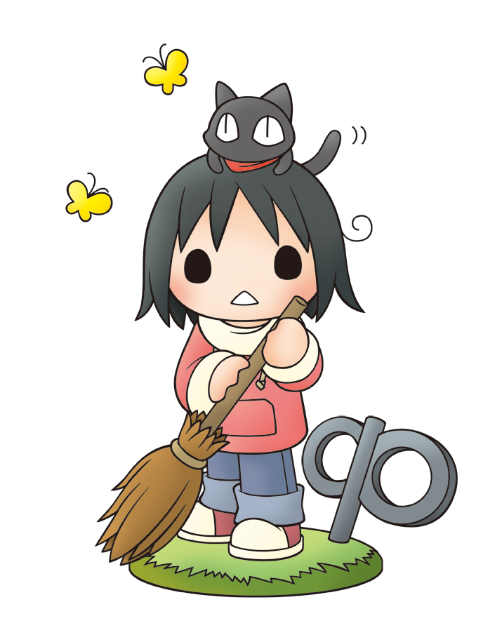 shinonome nano and sakamoto (nichijou) drawn by kuu_hako