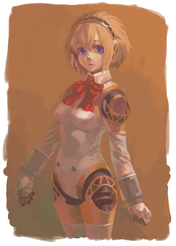 aigis (persona and 1 more) drawn by kishi_kaisei