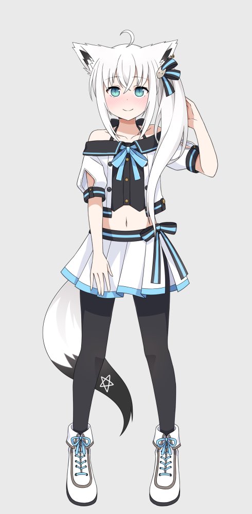 shirakami fubuki and natsuiro matsuri (hololive) drawn by ohu_(kagemaru)