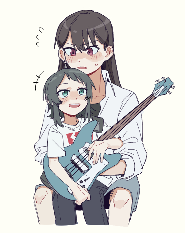 shiina taki and yahata umiri (bang dream! and 1 more) drawn by criangle_k.