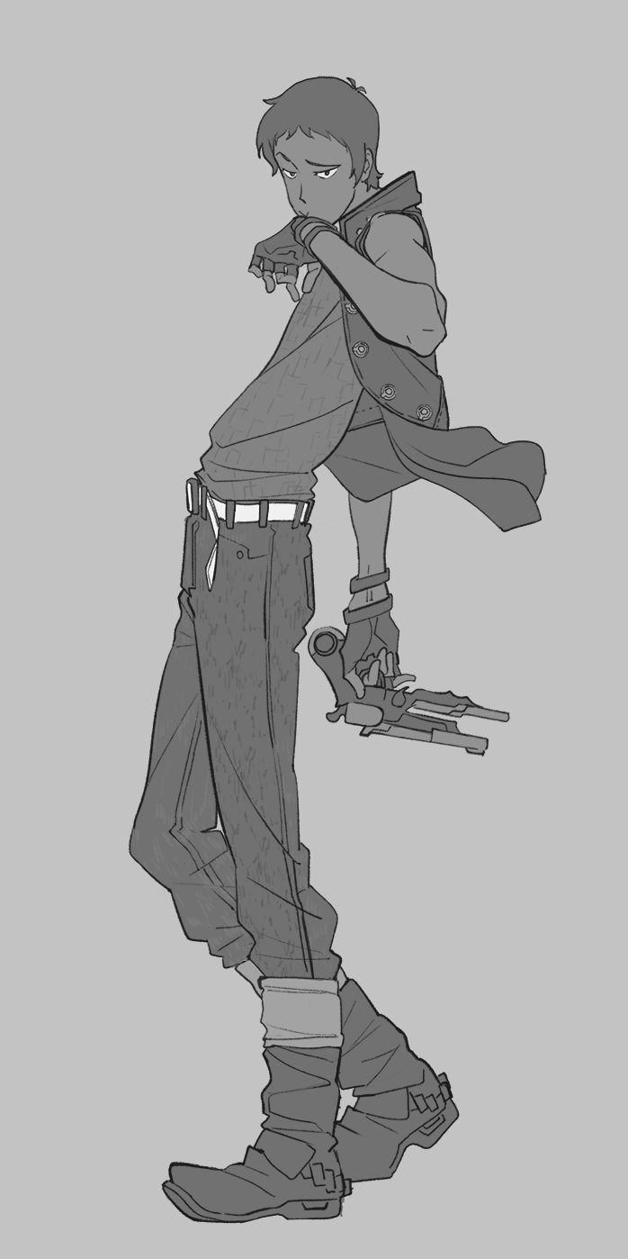 prompto argentum and lance (final fantasy and 3 more) drawn by steve_ahn