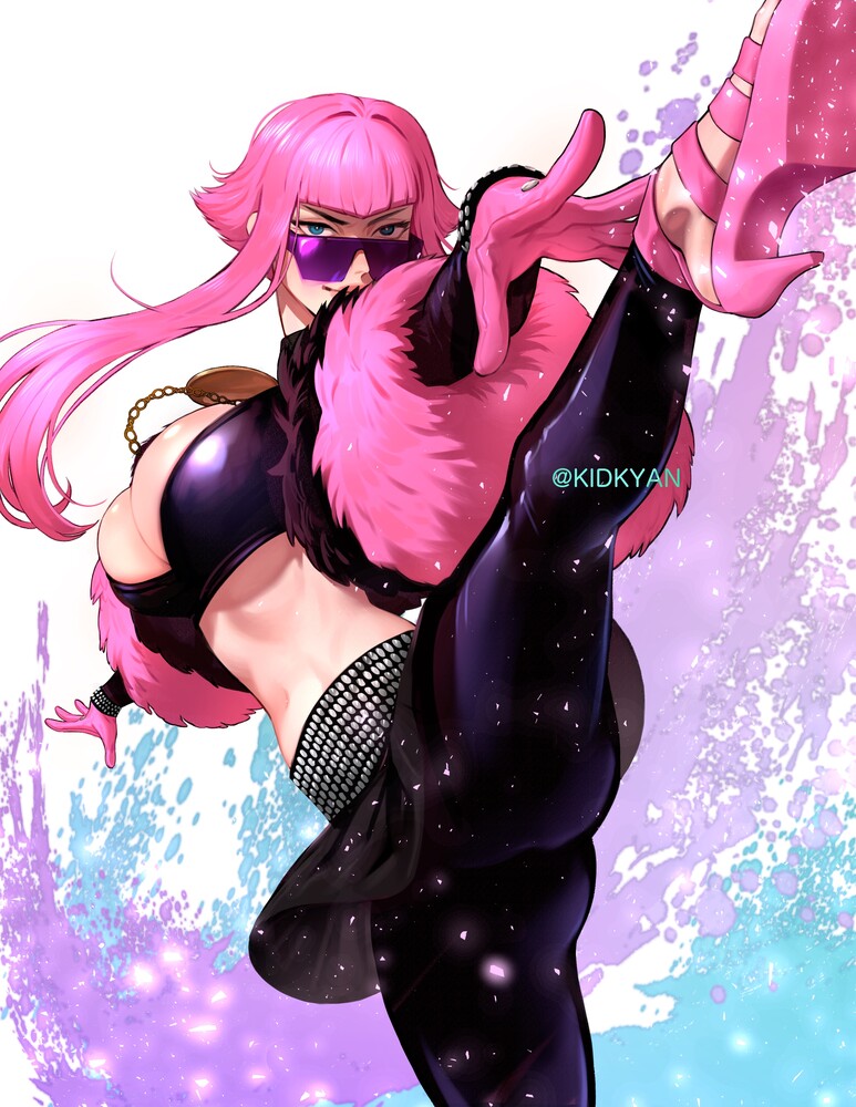 manon legrand (street fighter and 1 more) drawn by kidkyan