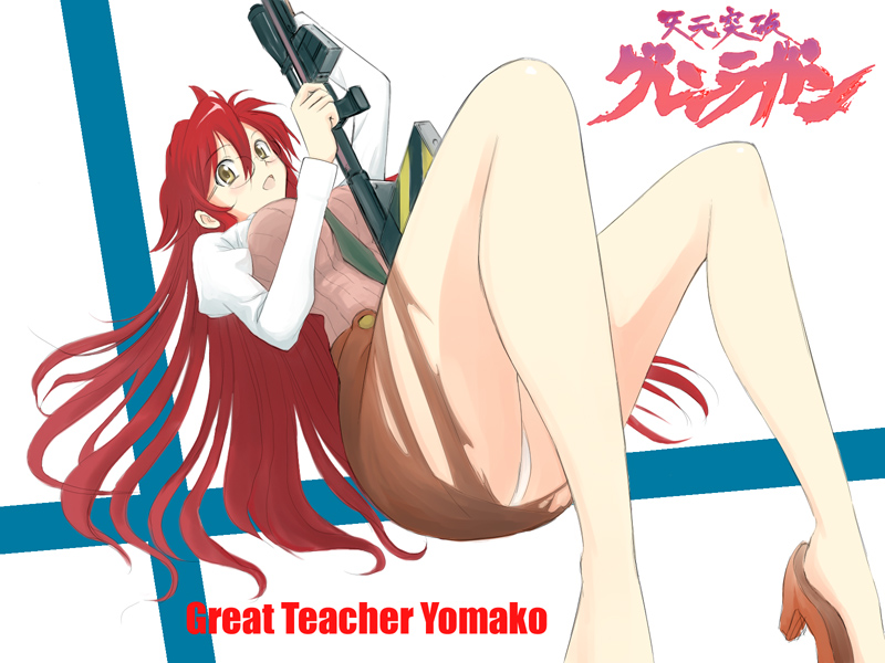 yoko littner and yomako (tengen toppa gurren lagann) drawn by niwatori_kokezou