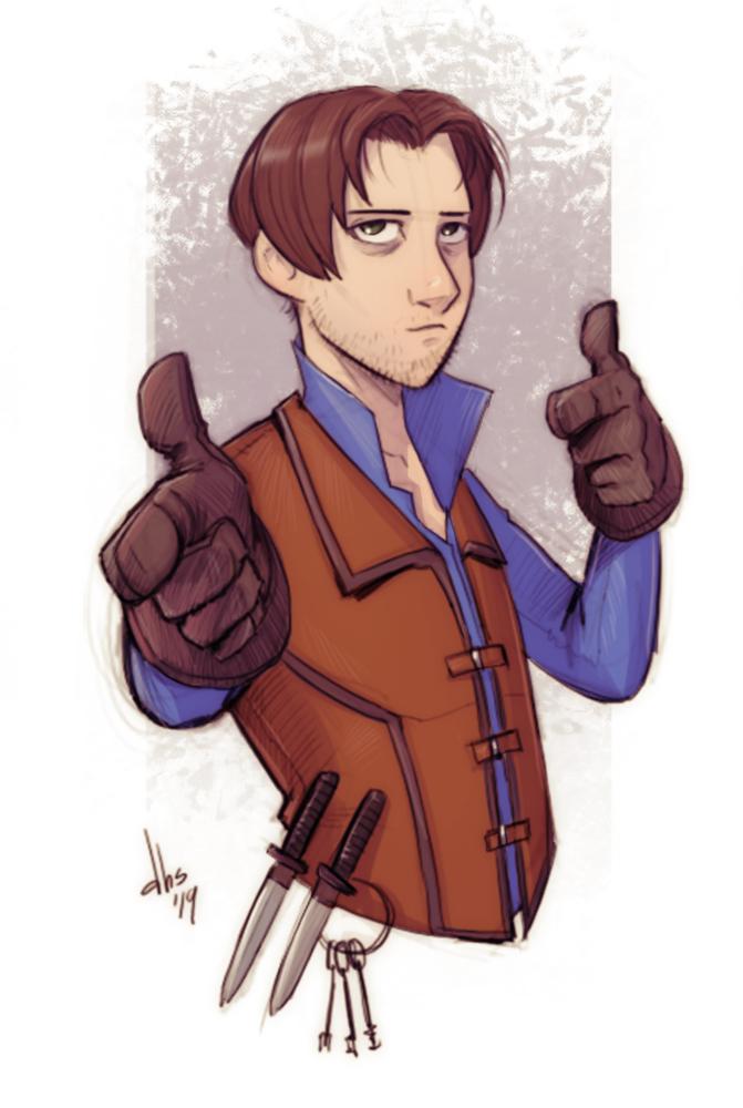 diath woodrow (dungeons & dragons and 1 more) drawn by devilhs