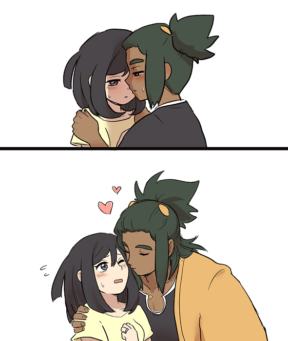 selene and hau (pokemon and 1 more) drawn by ichi_(yyy1mmm6)