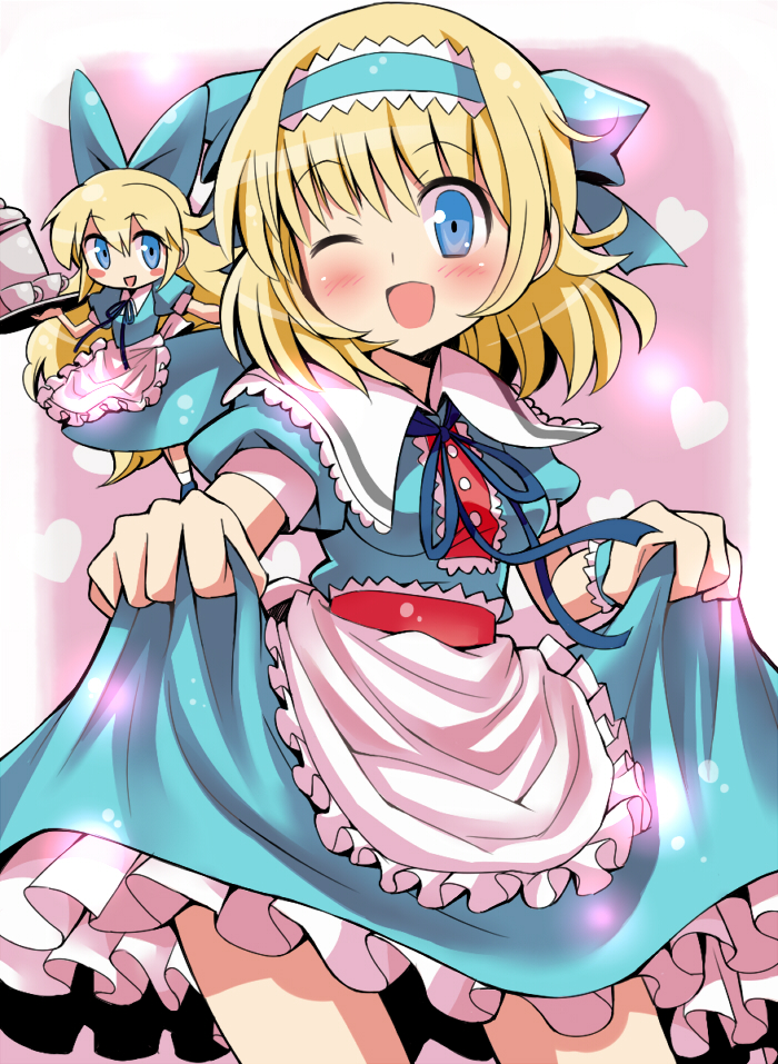 alice margatroid and shanghai doll (touhou) drawn by givuchoko