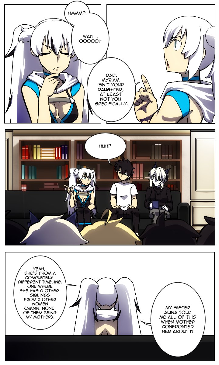 artoria pendragon, fujimaru ritsuka, fujimaru calisto, fujimaru palmyra, fujimaru anthony, and 3 more (original and 2 more) drawn by lazyartlazy12