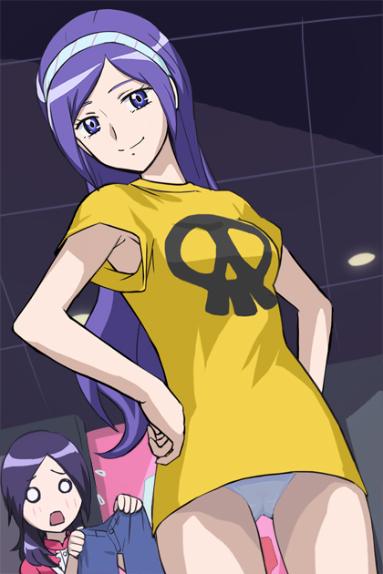 higashi setsuna and aono miki (precure and 1 more) drawn by haruyama_kazunori