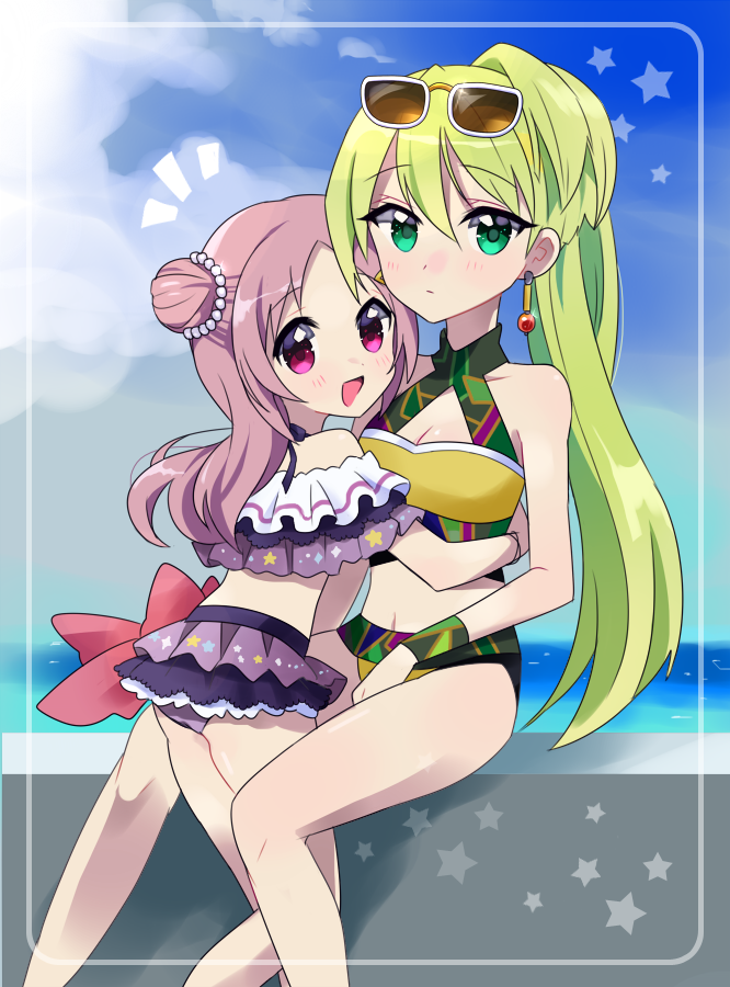 alina gray and misono karin (mahou shoujo madoka magica and 1 more) drawn by miyuara