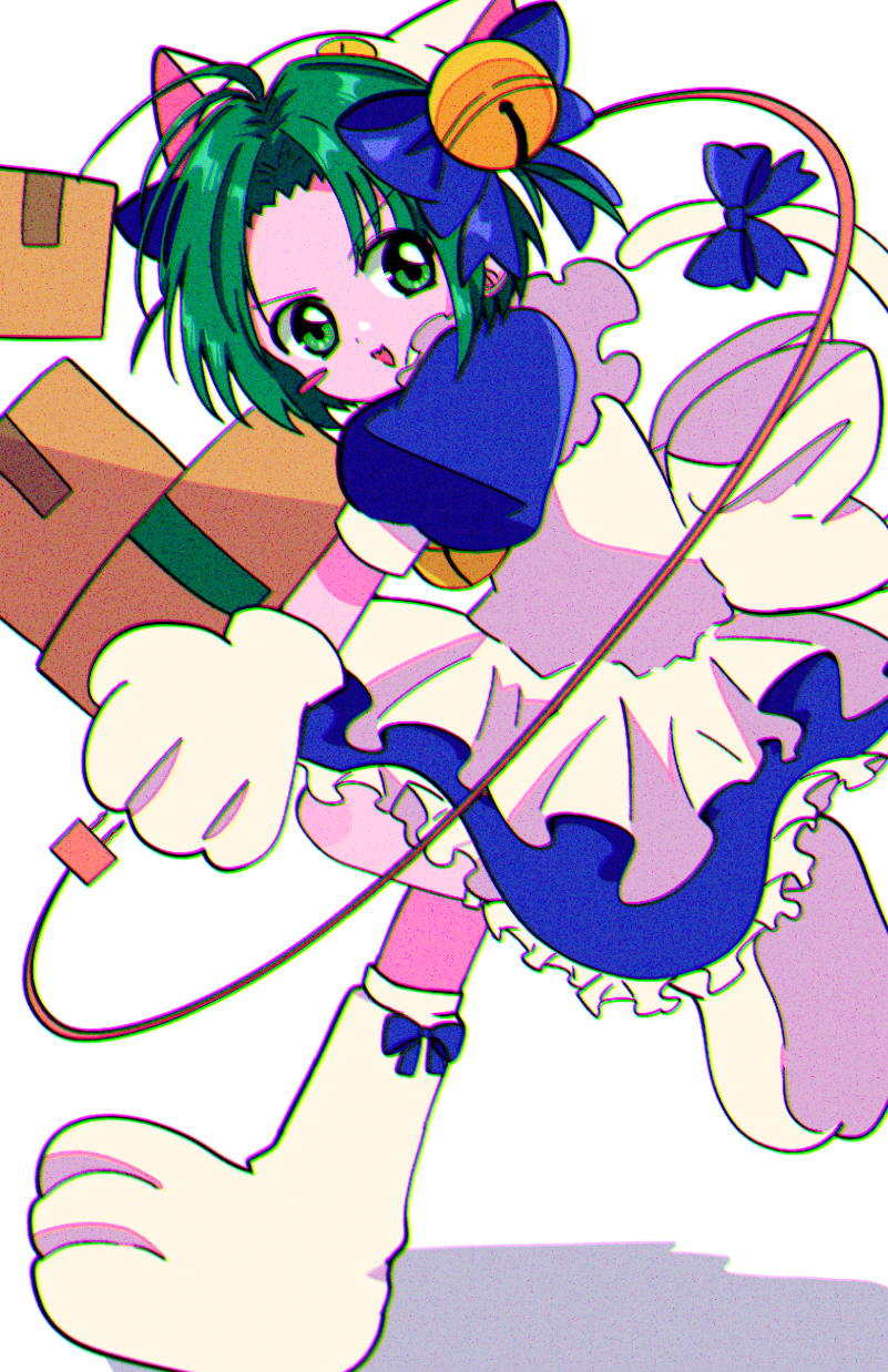 dejiko (di gi charat) drawn by minini_(@mofumofu_alien)