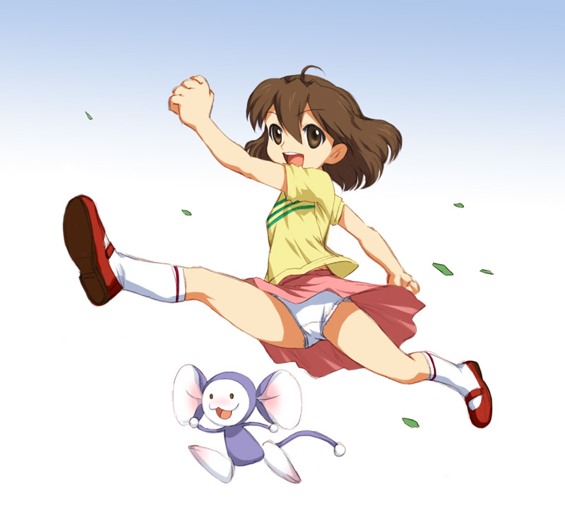 kasuga eri and chinpui (chinpui) drawn by joy_ride