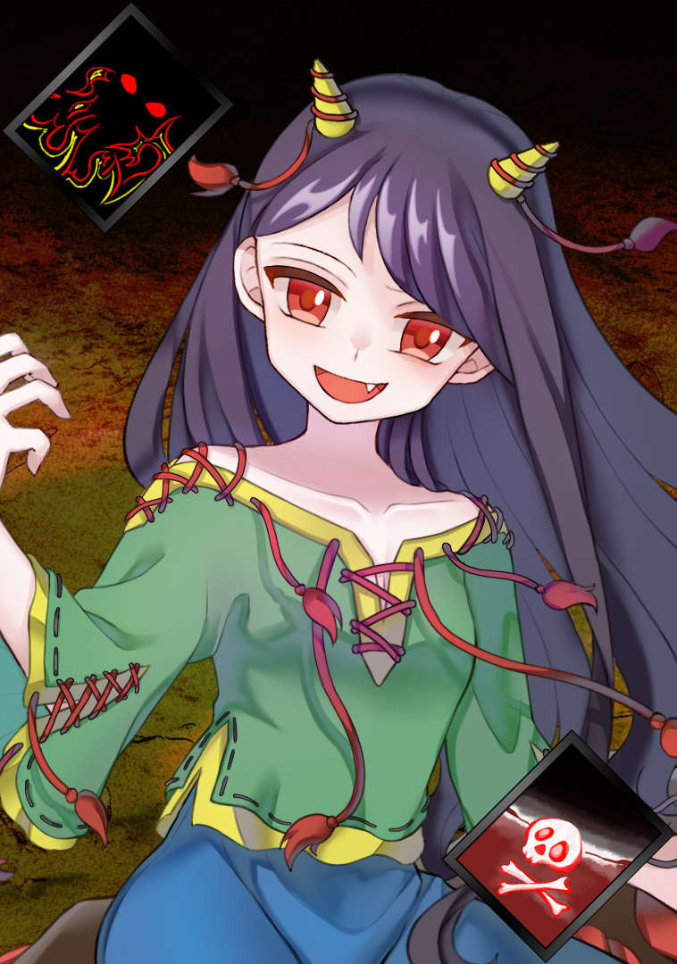 nippaku zanmu (touhou and 1 more) drawn by mirei_(miirei)
