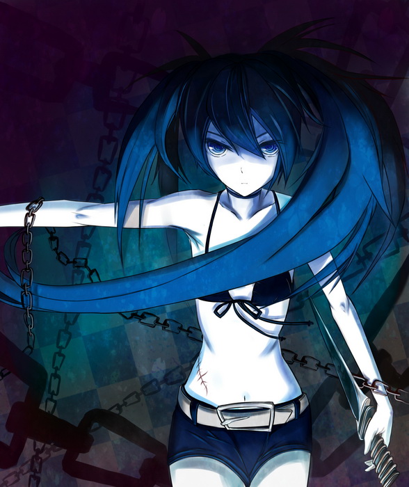 black rock shooter (black rock shooter) drawn by yaohang