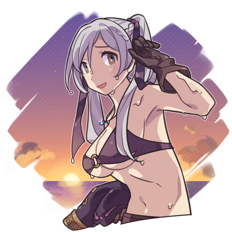 female robin (fire emblem and 2 more) drawn by haconeri