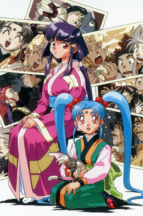 ryouko, masaki sasami jurai, kuramitsu mihoshi, masaki aeka jurai, ryou-ouki, and 4 more (tenchi muyou! and 1 more)
