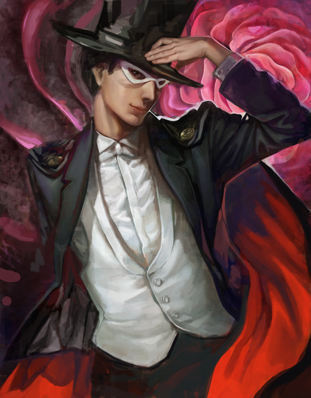 chiba mamoru and tuxedo kamen (bishoujo senshi sailor moon) drawn by k-bose