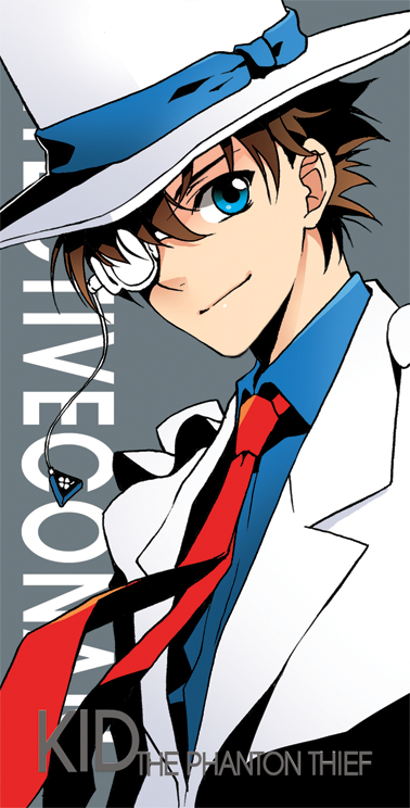 kaitou kid (meitantei conan and 1 more) drawn by mca_(dessert_candy)