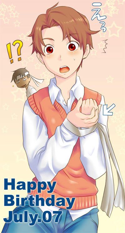 hoshino hachirouta and tanabe ai (planetes) drawn by rakuto_mangan