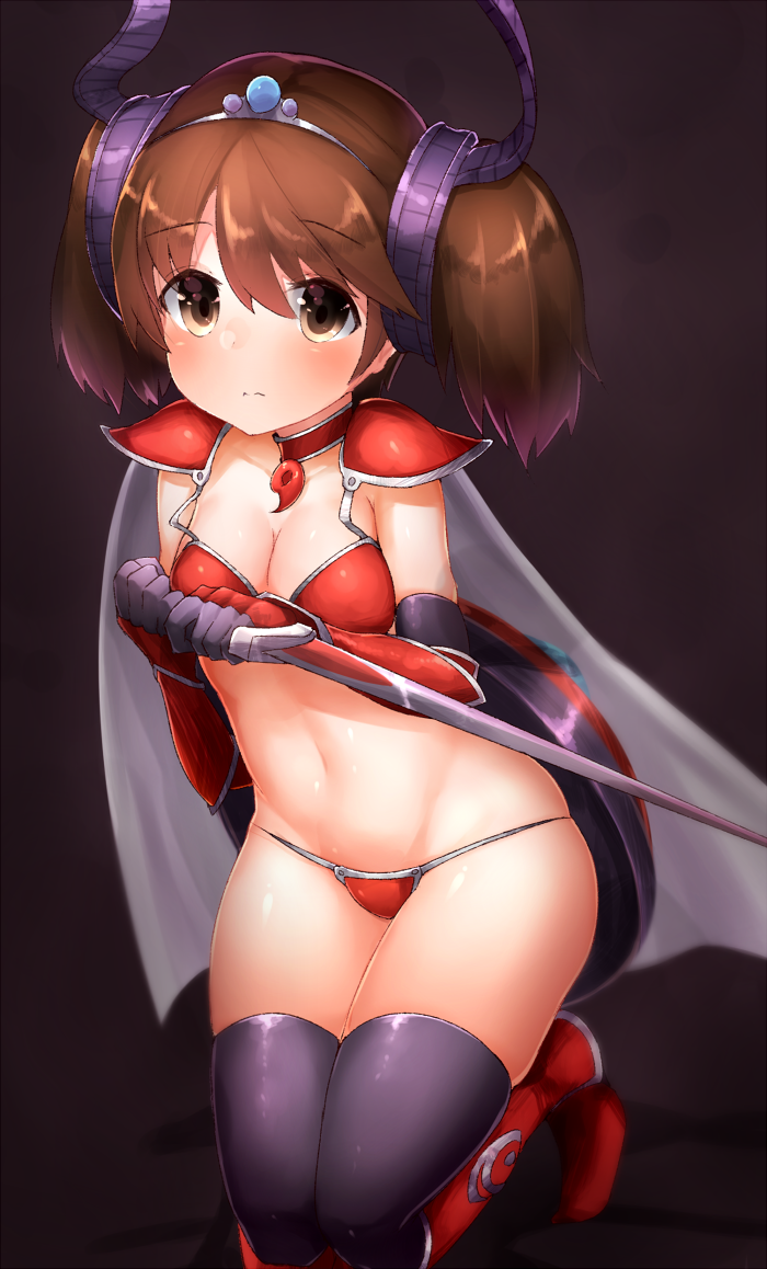 ryuujou and elizabeth bathory (kantai collection and 2 more) drawn by boruhis