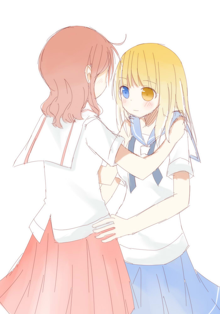 takei hisa and fukuji mihoko (saki) drawn by fud